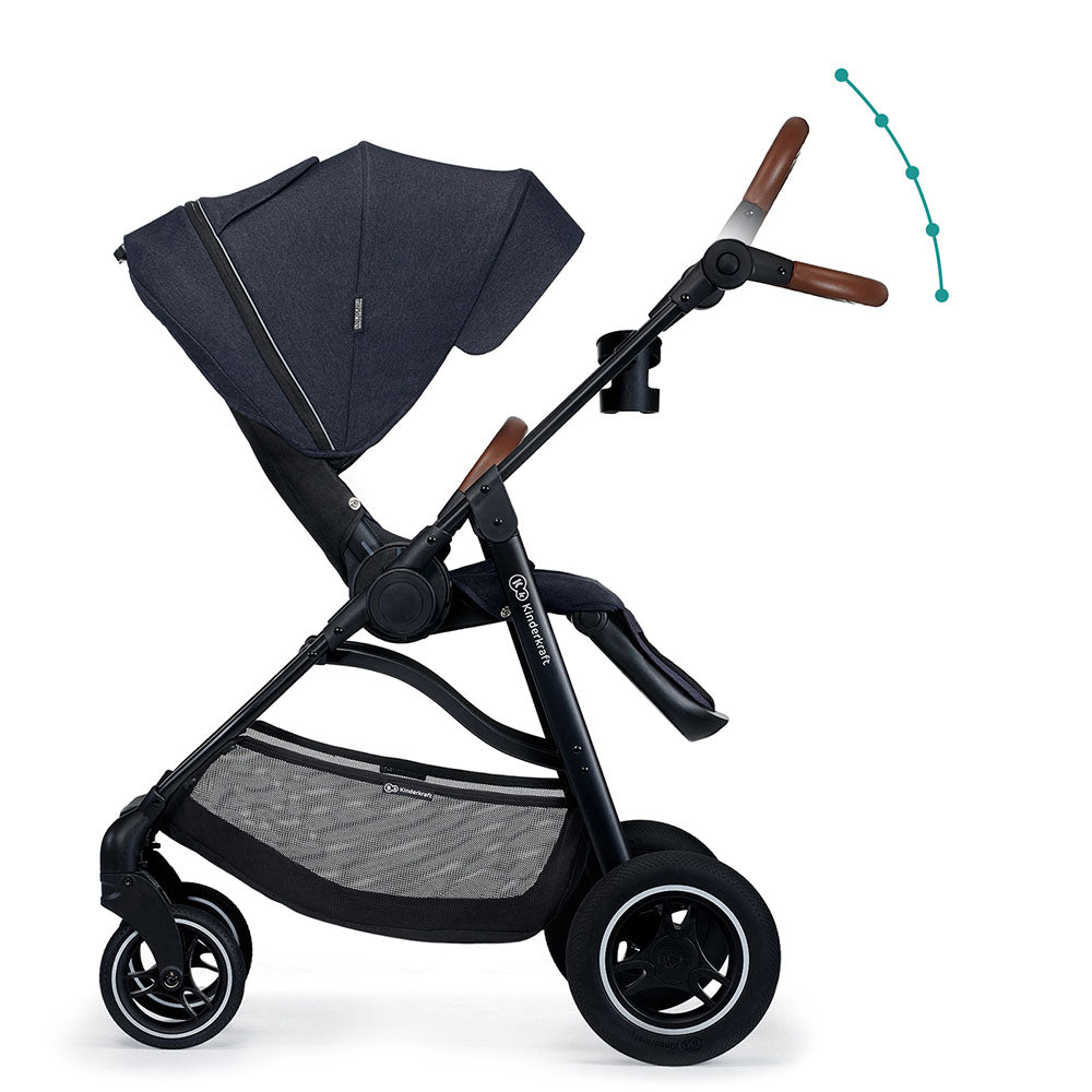 Carucior Kinderkraft all road, imperial blue - Publisol.ro