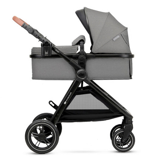 Carucior Kinderkraft esme, 3 in 1, moonlight grey - Publisol.ro