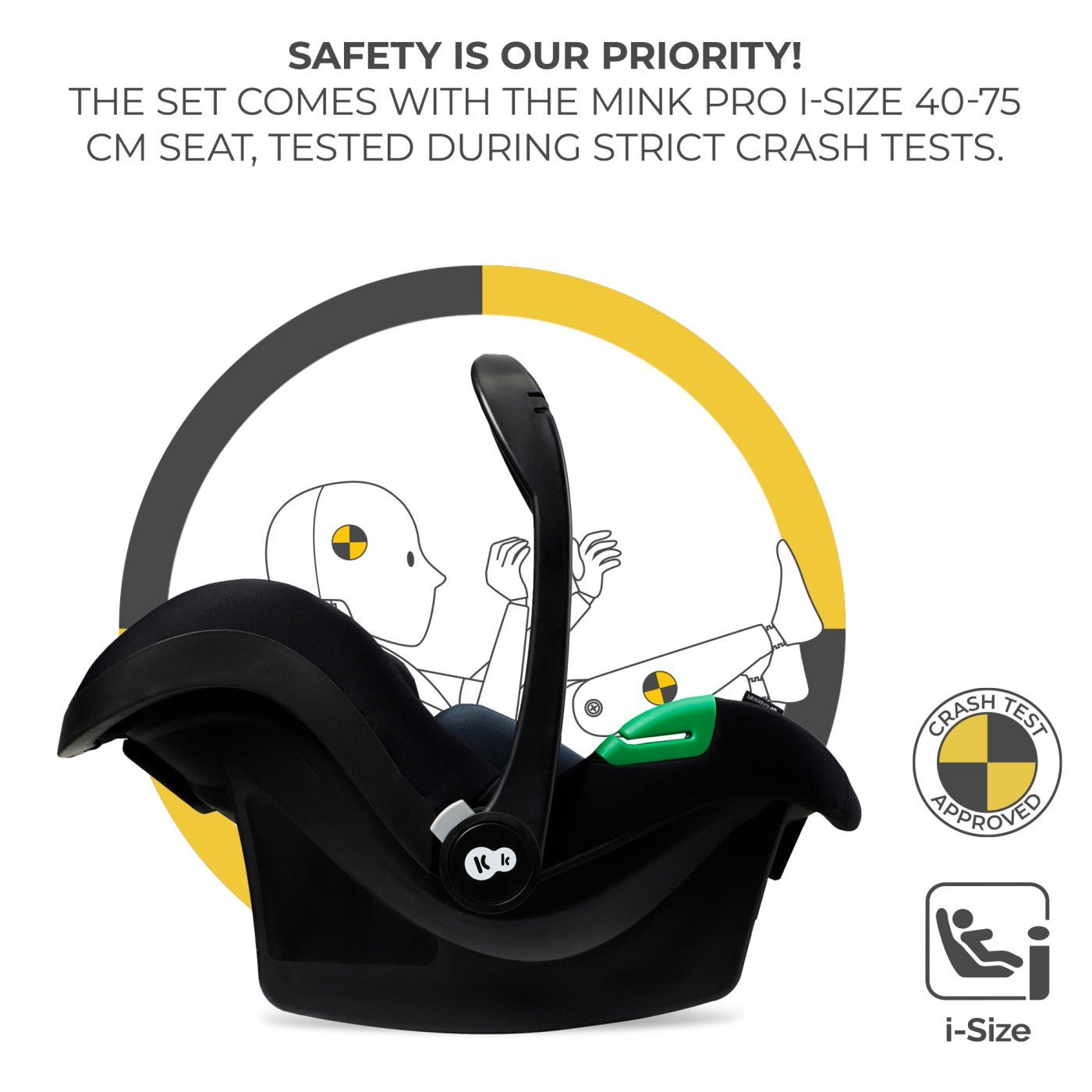 Carucior Kinderkraft esme, 3 in 1, sand beige - Publisol.ro