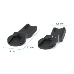 Carucior Kinderkraft nea, 2 in 1, platinum grey - Publisol.ro