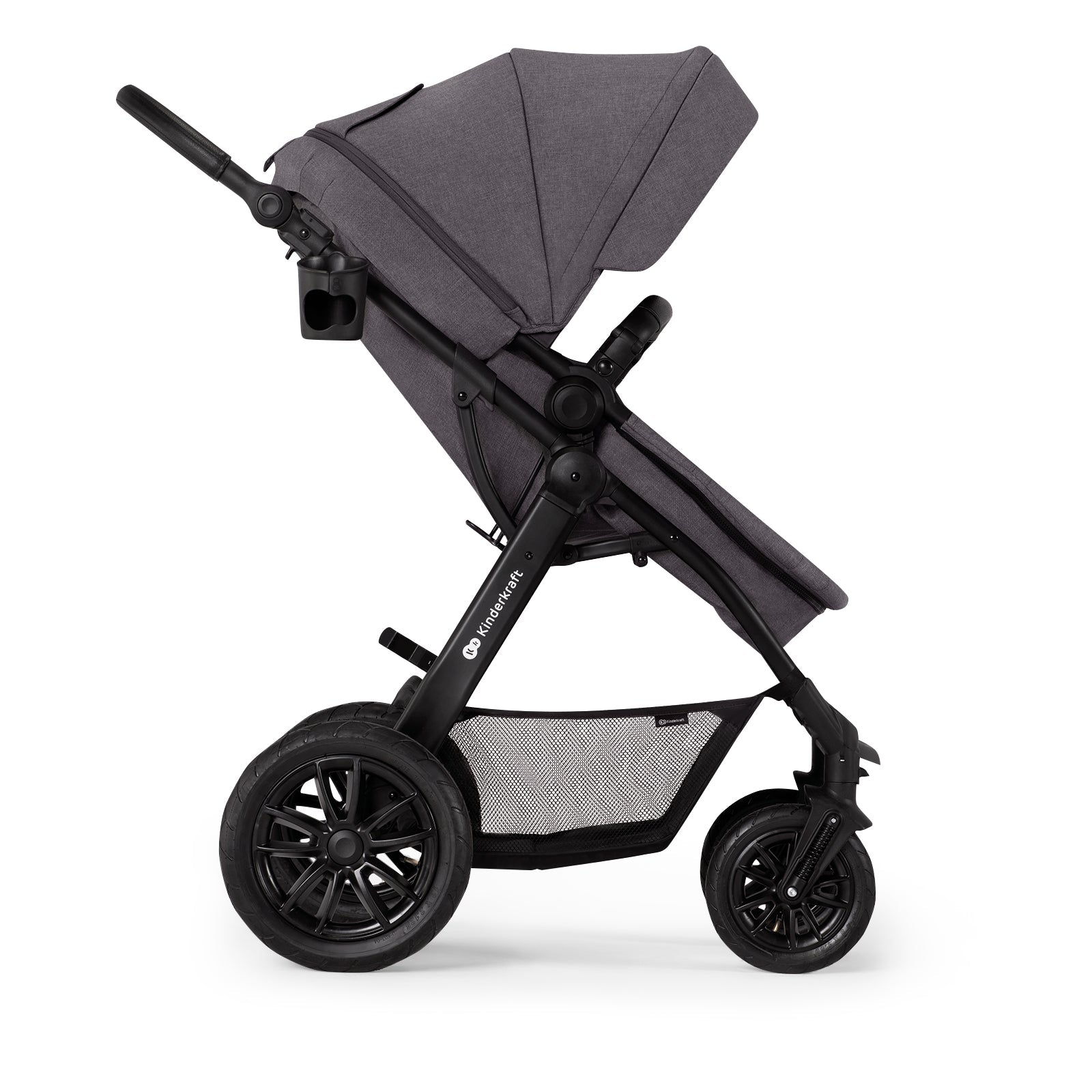 Carucior multifunctional Kinderkraft xmoov, 3 in 1, dark grey - Publisol.ro