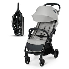 Carucior sport Kinderkraft apino, 0 - 22 kg, dove grey - Publisol.ro