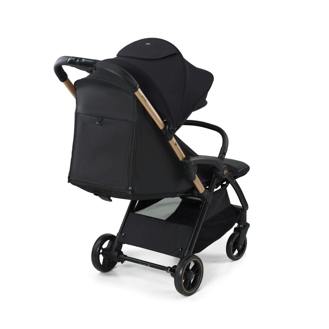 Carucior sport Kinderkraft apino, 0 - 22 kg, raven black - Publisol.ro