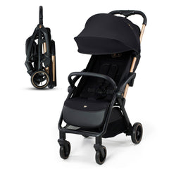 Carucior sport Kinderkraft apino, 0 - 22 kg, raven black - Publisol.ro