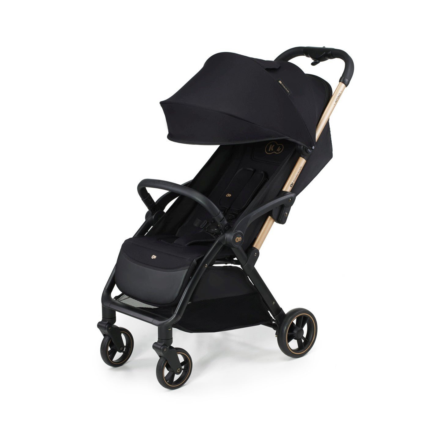 Carucior sport Kinderkraft apino, 0 - 22 kg, raven black - Publisol.ro