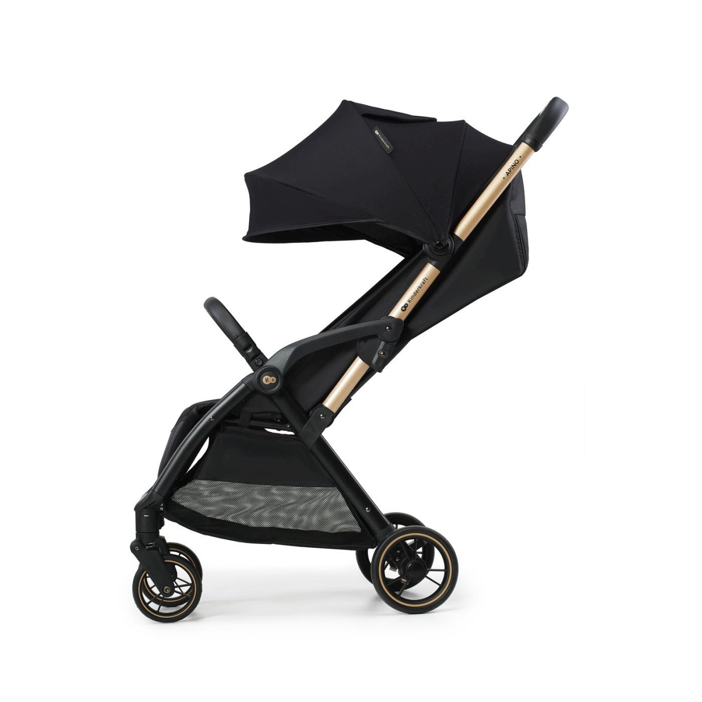 Carucior sport Kinderkraft apino, 0 - 22 kg, raven black - Publisol.ro