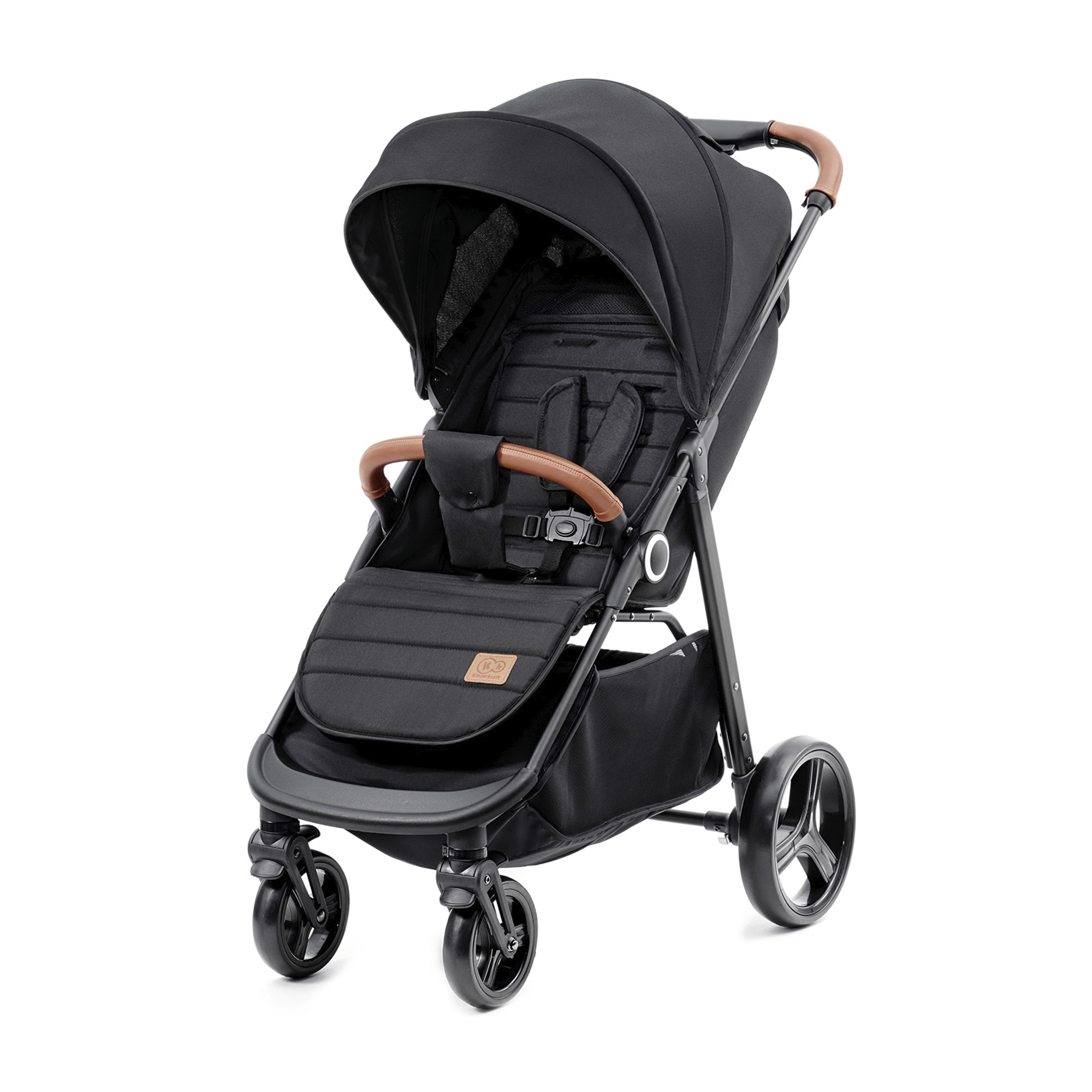 Carucior sport Kinderkraft grande plus, black - Publisol.ro