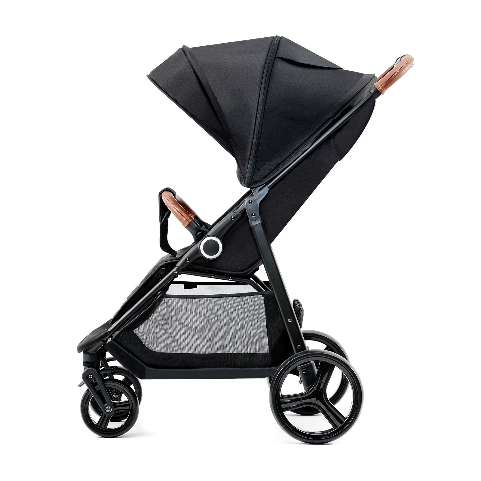 Carucior sport Kinderkraft grande plus, black - Publisol.ro