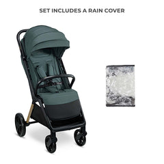 Carucior sport Kinderkraft loom, 0 - 22 kg, jade green - Publisol.ro