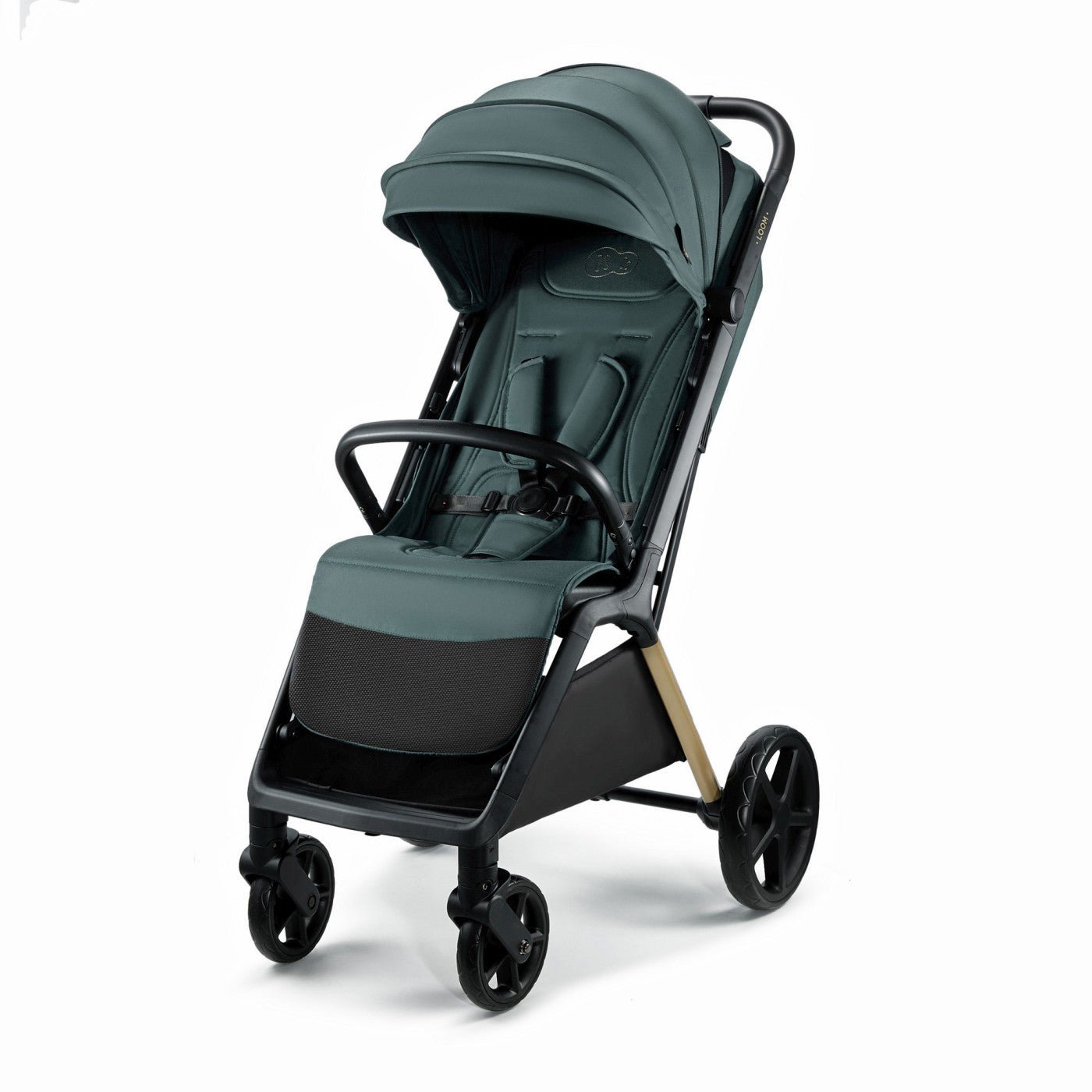 Carucior sport Kinderkraft loom, 0 - 22 kg, jade green - Publisol.ro