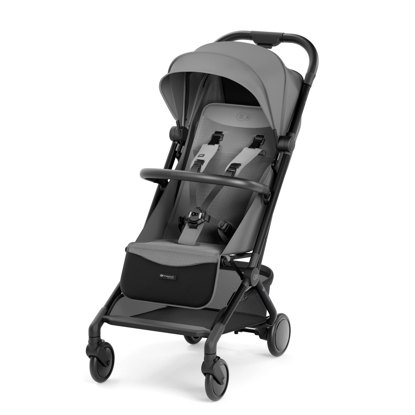 Carucior sport Kinderkraft pilot 2, 0 - 22 kg, platinum grey - Publisol.ro