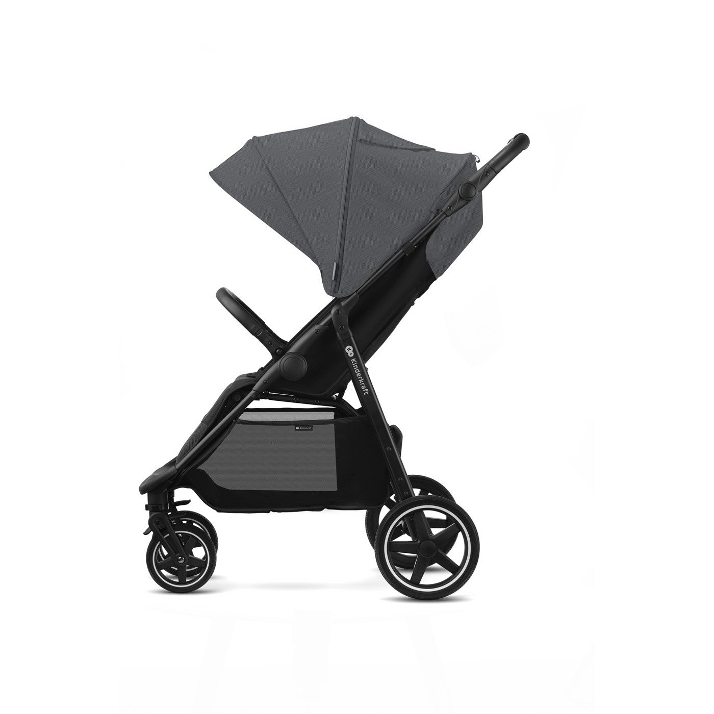 Carucior sport Kinderkraft route, platinum grey - Publisol.ro