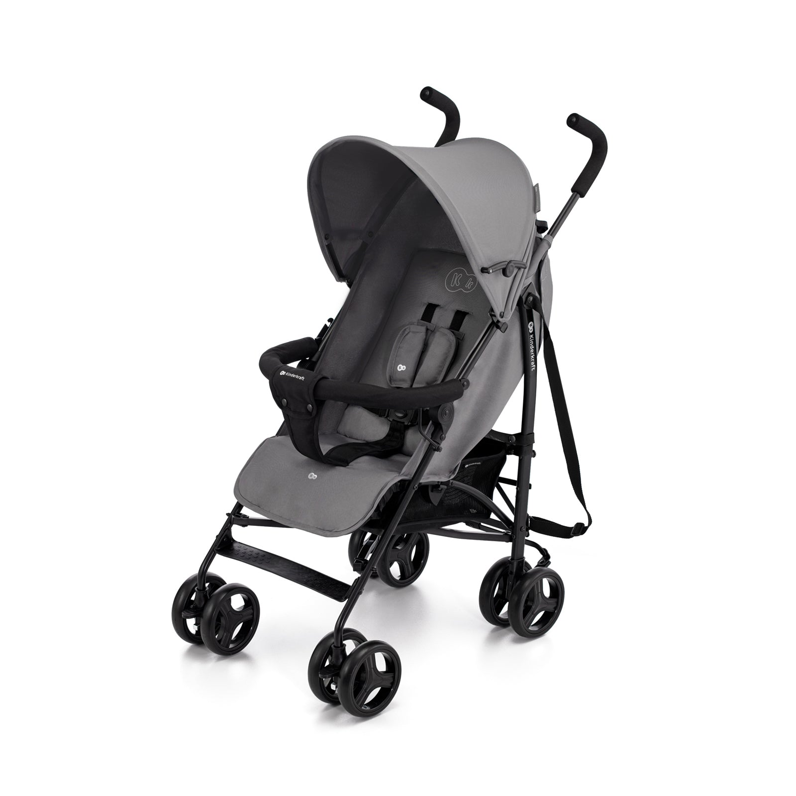 Carucior sport Kinderkraft tik, tip umbrela, stone grey - Publisol.ro