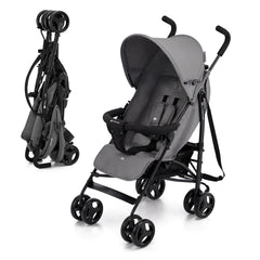 Carucior sport Kinderkraft tik, tip umbrela, stone grey - Publisol.ro