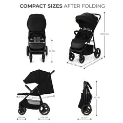 Carucior sport Kinderkraft trig3 onyx black - Publisol.ro