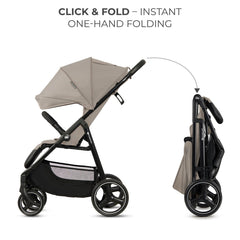 Carucior sport Kinderkraft trig3 stone beige - Publisol.ro