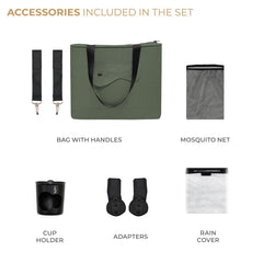 Carucior sport Kinderkraft yoxi, green - Publisol.ro