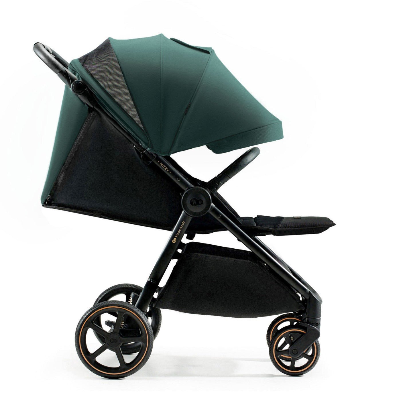 Carucior sport, ultra compact mitzy, 0 - 22 kg, jade green - Publisol.ro