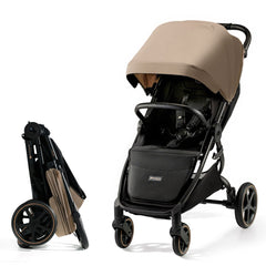 Carucior sport, ultra compact mitzy, 0 - 22 kg, linen beige - Publisol.ro