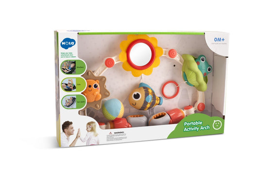 Carusel portabil arcuit, Jucarii Bebe - Publisol.ro