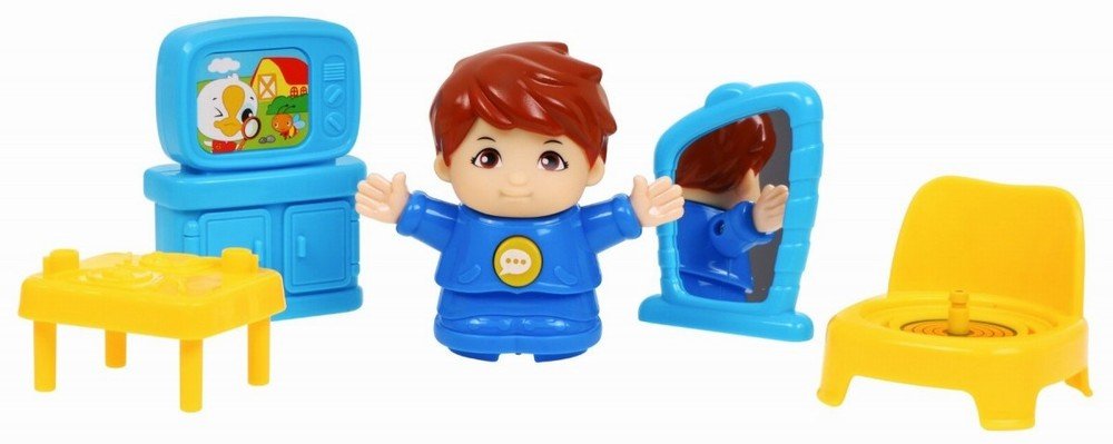 Casuta cu papusa si accesorii cu lumini si sunete - Publisol.ro