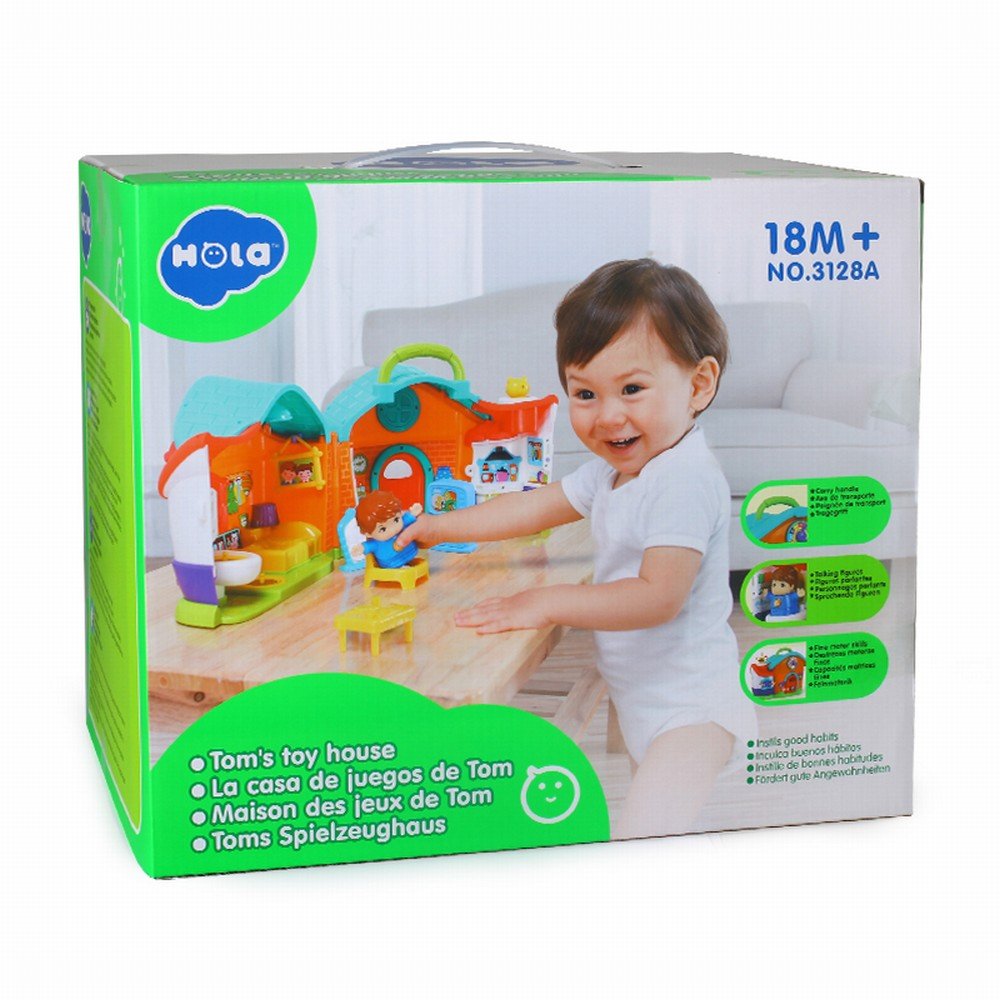 Casuta cu papusa si accesorii cu lumini si sunete - Publisol.ro