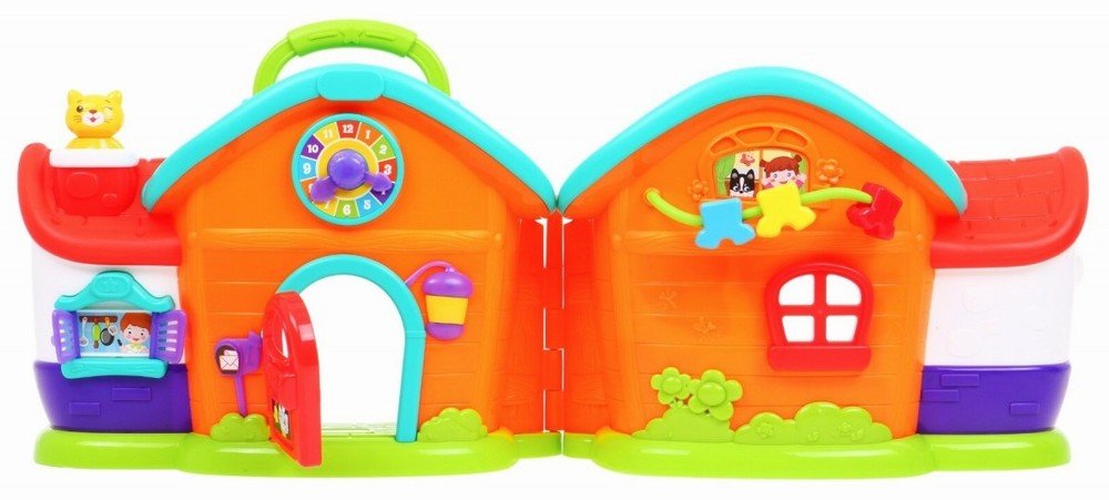 Casuta cu papusa si accesorii cu lumini si sunete - Publisol.ro