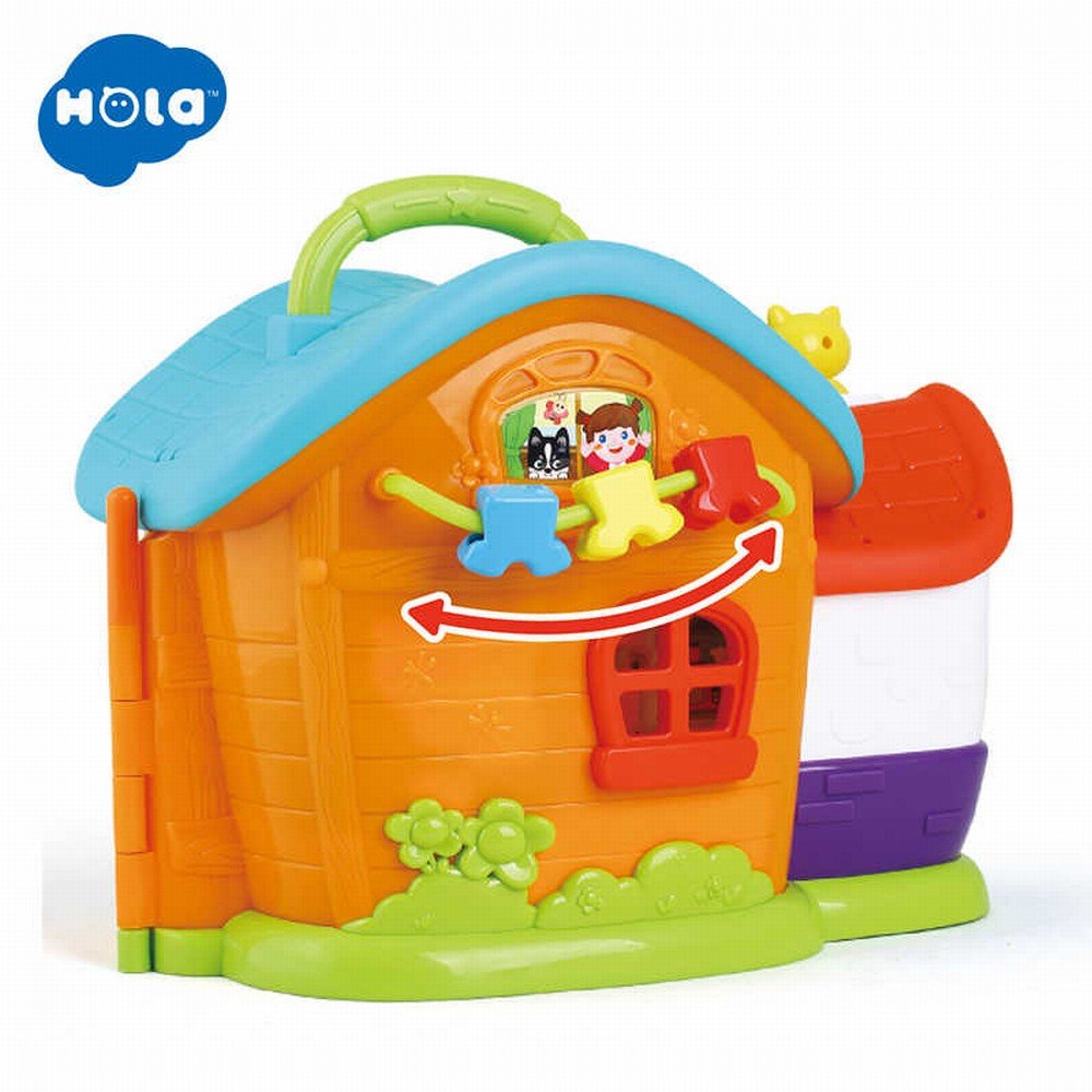 Casuta cu papusa si accesorii cu lumini si sunete - Publisol.ro