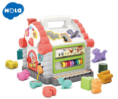 Casuta educativa a animalutelor cu sunete si lumini - Publisol.ro