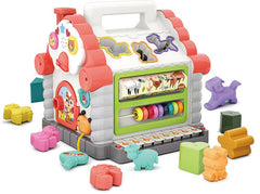 Casuta educativa a animalutelor cu sunete si lumini - Publisol.ro