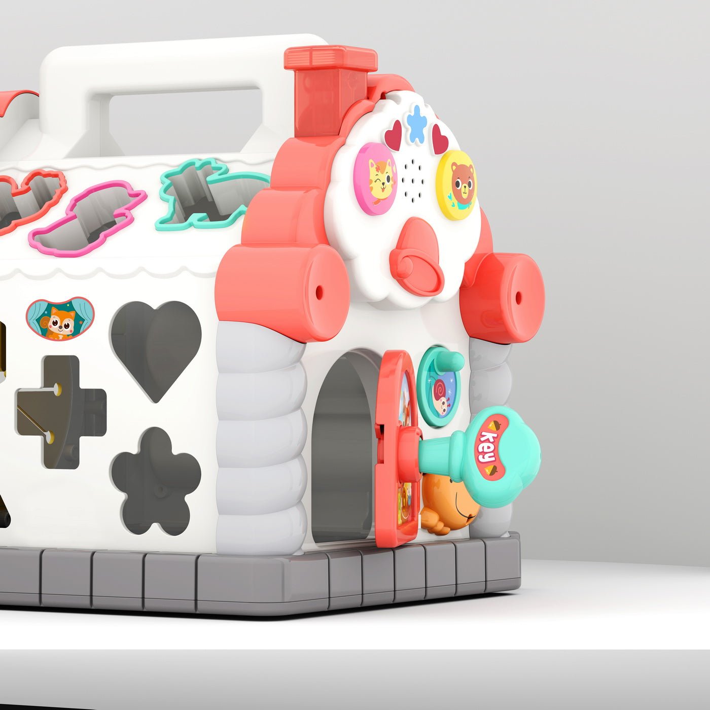 Casuta educativa a animalutelor cu sunete si lumini - Publisol.ro