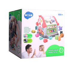 Casuta educativa a animalutelor cu sunete si lumini - Publisol.ro