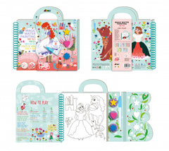 Cea mai mare Carte de pictat cu apa, sabloane, stampile si jocuri, portabila - Basme - Avenir