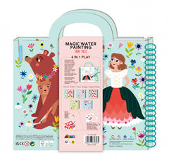 Cea mai mare Carte de pictat cu apa, sabloane, stampile si jocuri, portabila - Basme - Avenir