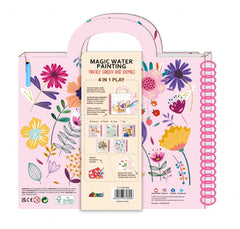 Cea mai mare Carte de pictat cu apa, sabloane, stampile si jocuri, portabila - Gradina fantastica si animale - Avenir - Publisol.ro