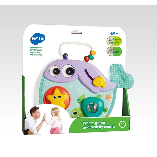 Centru de activitati in forma de balenuta, Jucarii Bebe - Publisol.ro
