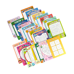 Colectie 24 de carduri cu jocuri si activitati - Cauta cuvinte - Ooly