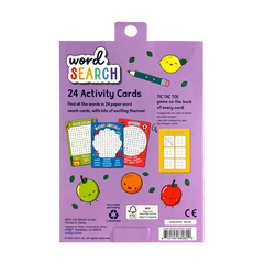 Colectie 24 de carduri cu jocuri si activitati - Cauta cuvinte - Ooly