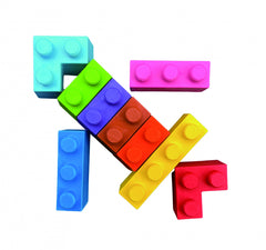 Creioane cerate interconectabile Block Crayons - Racheta, Haku Yoka - Avenir