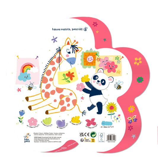 Creioane cerate pentru degete - Gradina, set de 6 - Haku Yoka - Avenir - Publisol.ro