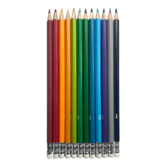 Creioane colorate care se sterg, set de 12, Un - Mistake - Ables! - Ooly - Publisol.ro