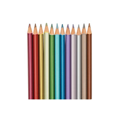 Creioane colorate metalice Modern - Set de 12 - Ooly - Publisol.ro