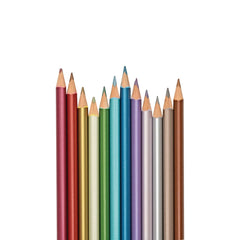 Creioane colorate metalice Modern - Set de 12 - Ooly - Publisol.ro