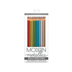 Creioane colorate metalice Modern - Set de 12 - Ooly - Publisol.ro