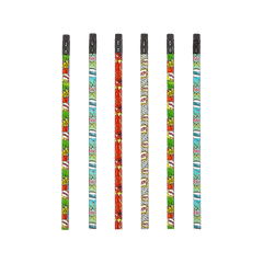 Creioane grafit HB Comic Attack - Set de 12 - Ooly