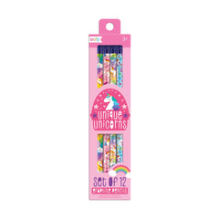 Creioane grafit HB, Unicorni - Set de 12 - Ooly
