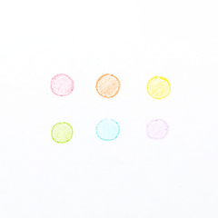 Creioane intercalate si radiera parfumata Rainbow Scoops - Ooly