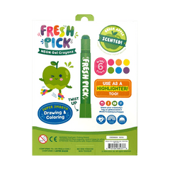 Creioane parfumate Fresh Pick, Apple (Set de 6) - Ooly - Publisol.ro