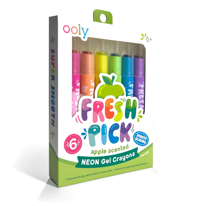 Creioane parfumate Fresh Pick, Apple (Set de 6) - Ooly - Publisol.ro