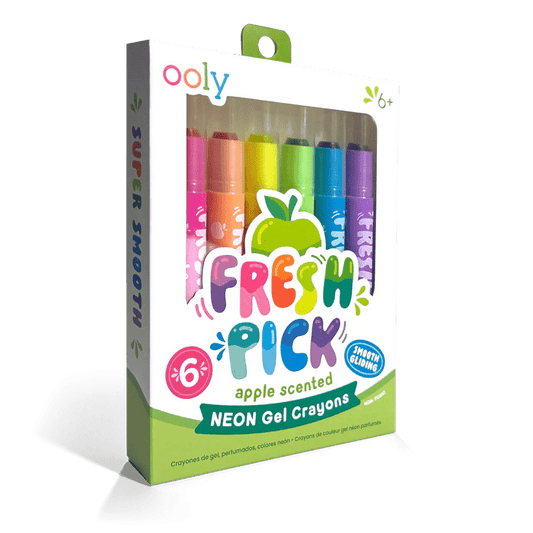 Creioane parfumate Fresh Pick, Apple (Set de 6) - Ooly - Publisol.ro